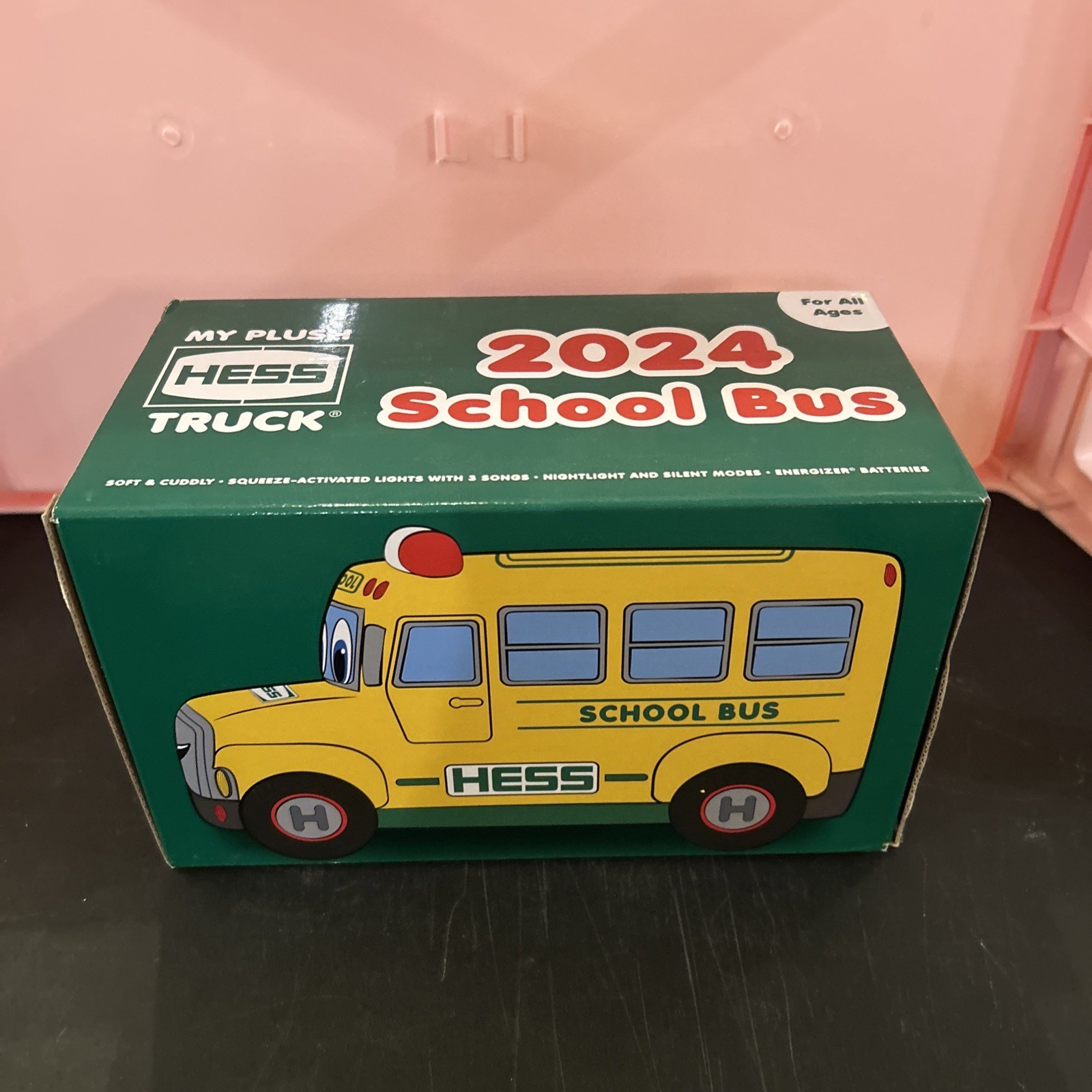 2024 Hess Truck: My Plush Hess School Bus NEW In Box Never Used In Original Box