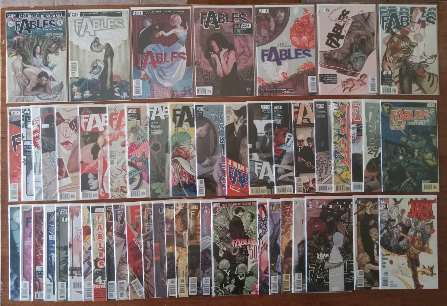 Fables (DC/Vertigo, 2002) HUGE RUNS #1, 3-39, 41-45, 50-54 + Jack/Last Castle
