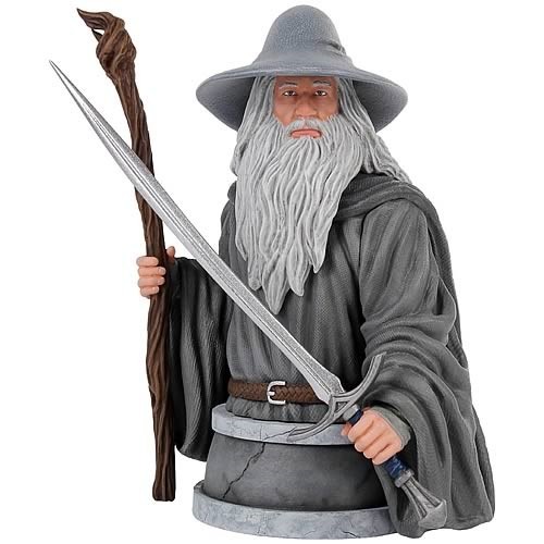 Gentle Giant Lord of the Rings Hobbit Gandalf The Grey Bust - MIB Sealed 