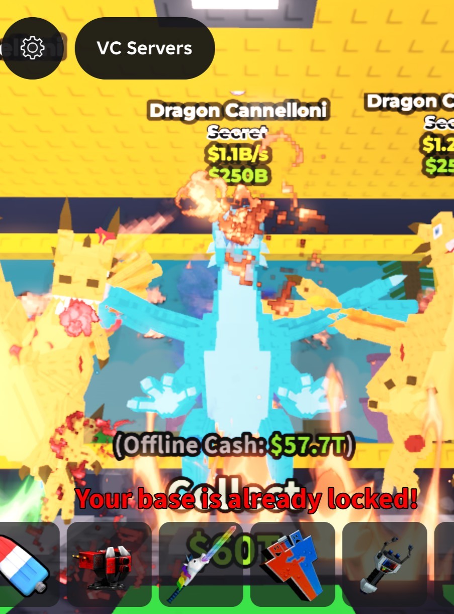 Roblox - Steal A Brainrot - Diamond Mutation And La Vacca Trait Dragon