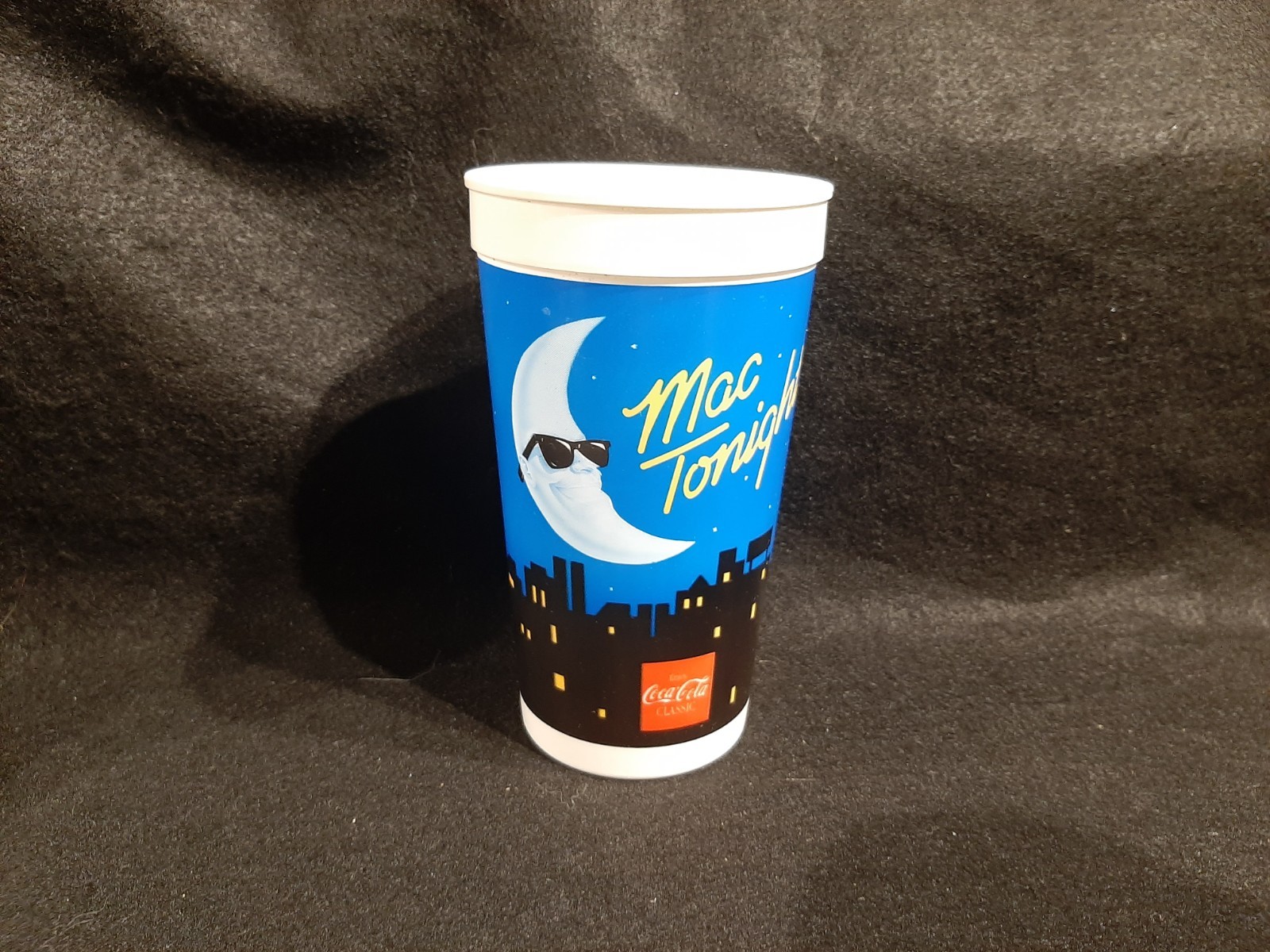 Vintage 1987 McDonald\'s Mac Tonight Coca Cola Plastic Cup Promo