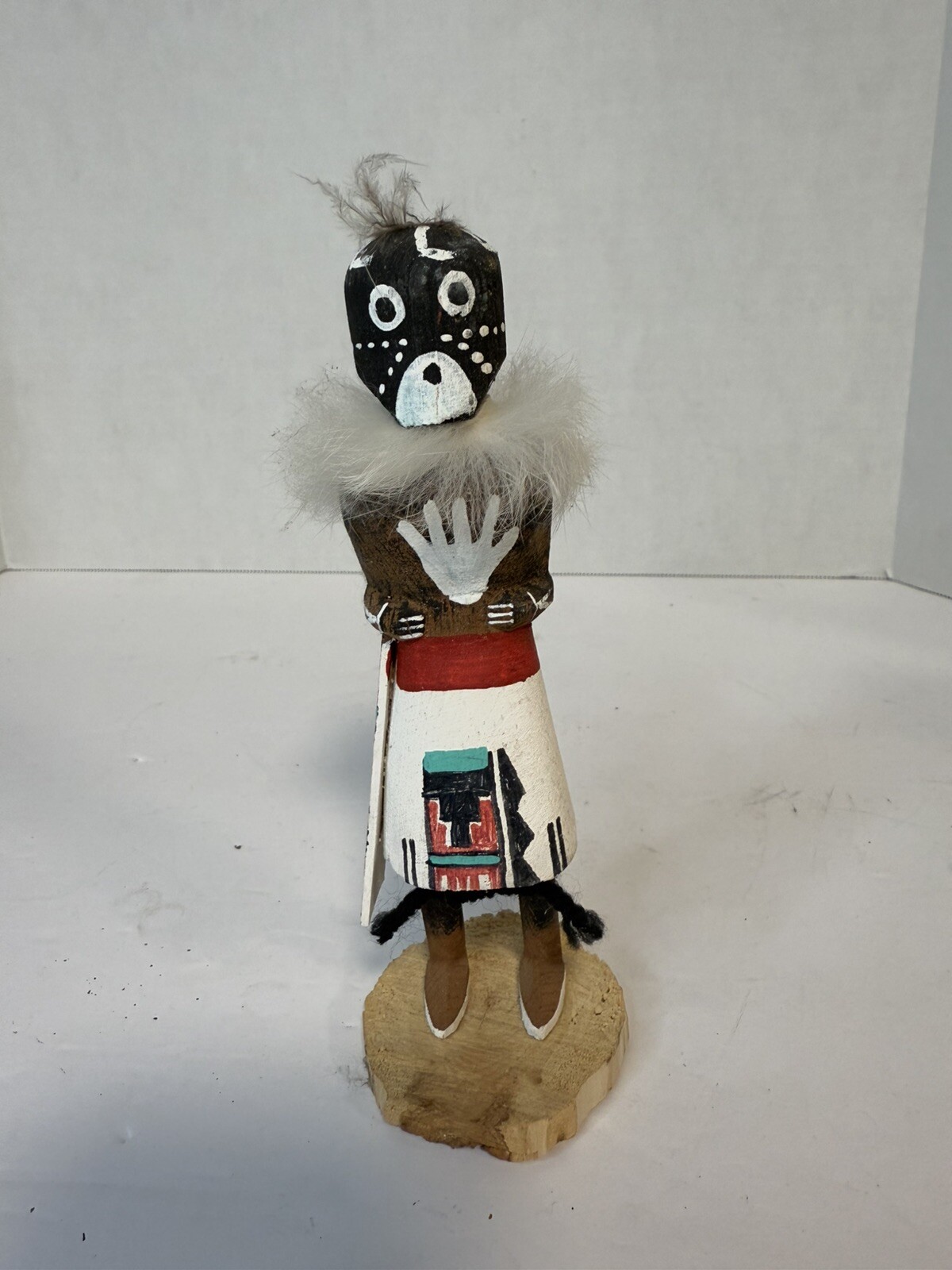 Native American Kachina Doll Hopi MASTOP Dancer Spirit Signed Ron Largo
