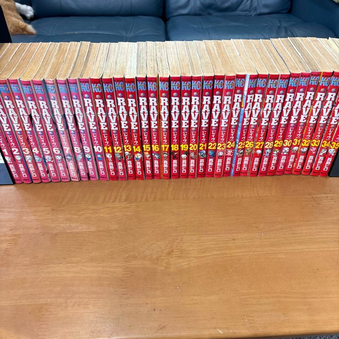 Rave Master Vol.1-35 Complete Full Set Manga Comics Japanese Language Used