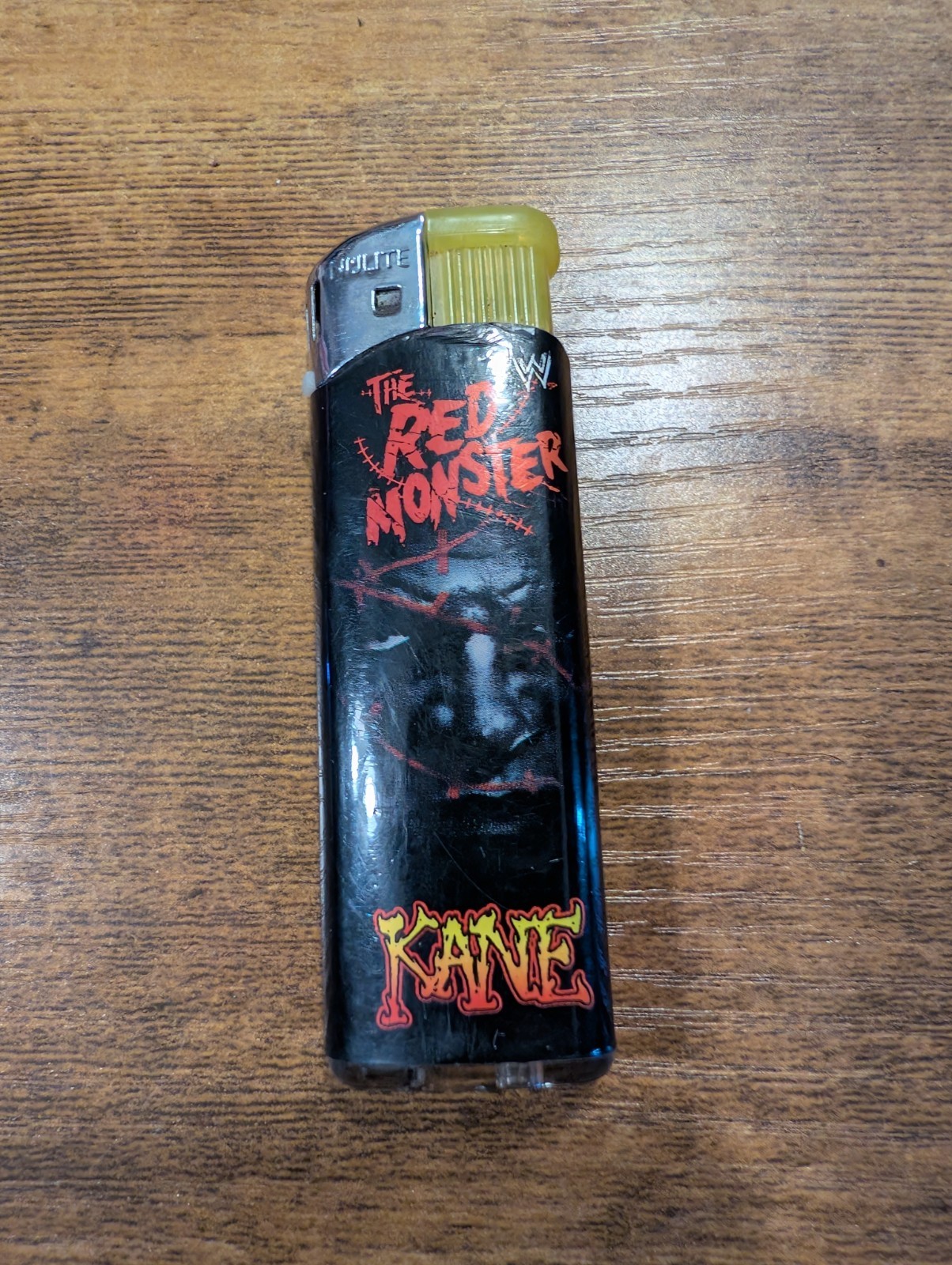 2012 WWE The Red Monster Kane Plastic Nulite Lighter Works
