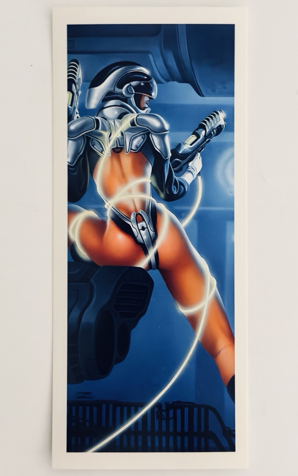 Vertical Curvz: Hardware (1994) - Original 4x8 Art Print by John Zeleznik
