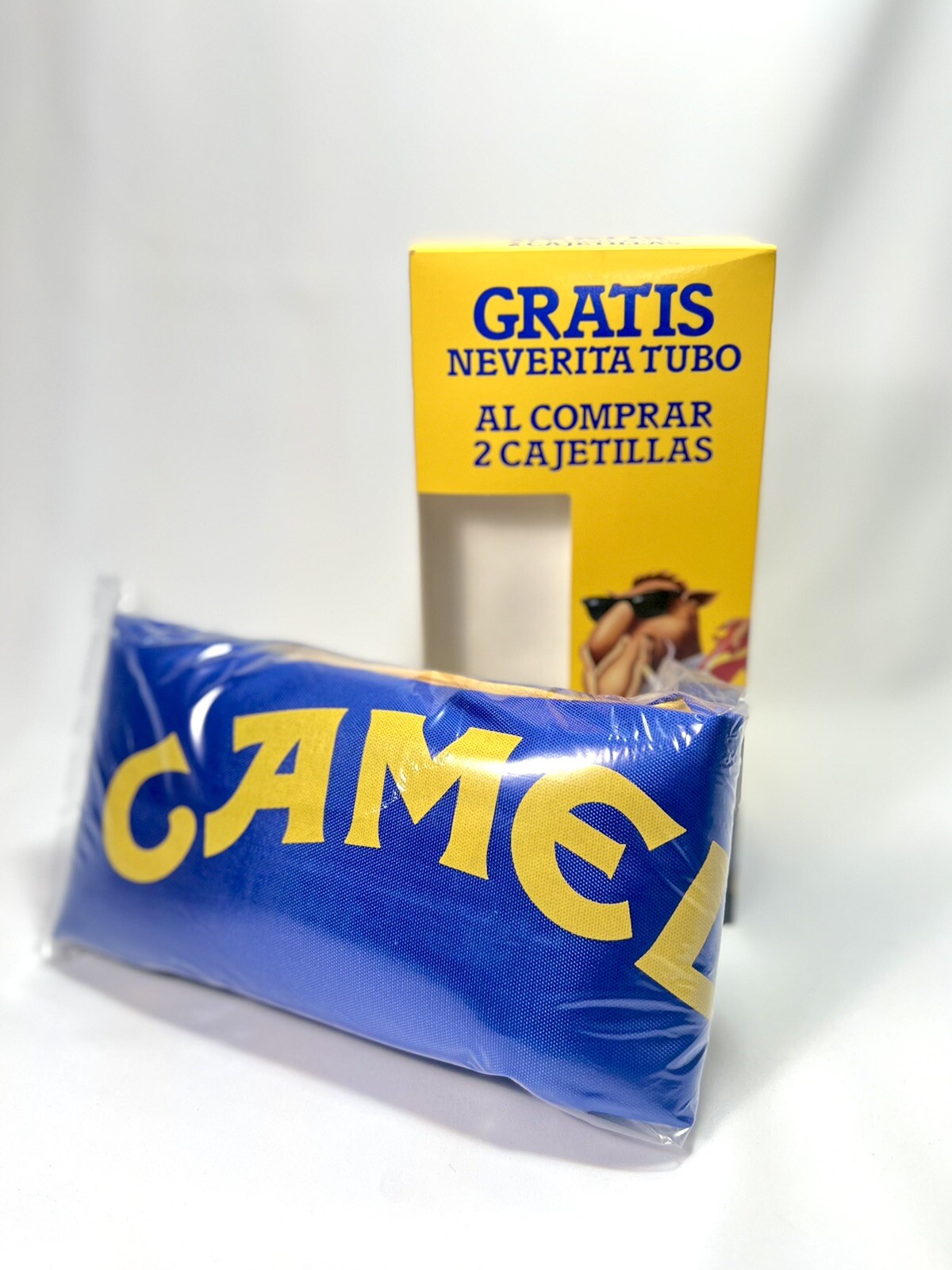 Vintage Joe Camel Cigarette Insulated 6 Pack Can Sleeve Cooler Tube Bag