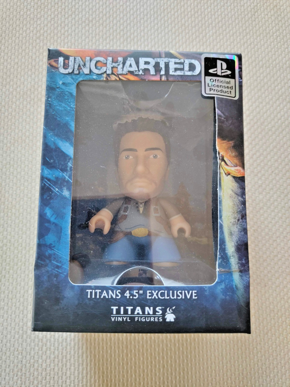 Uncharted Nathan Drake Vinyl Figure Titans 4.5 Inch Exclusive Sony PS4 CIB
