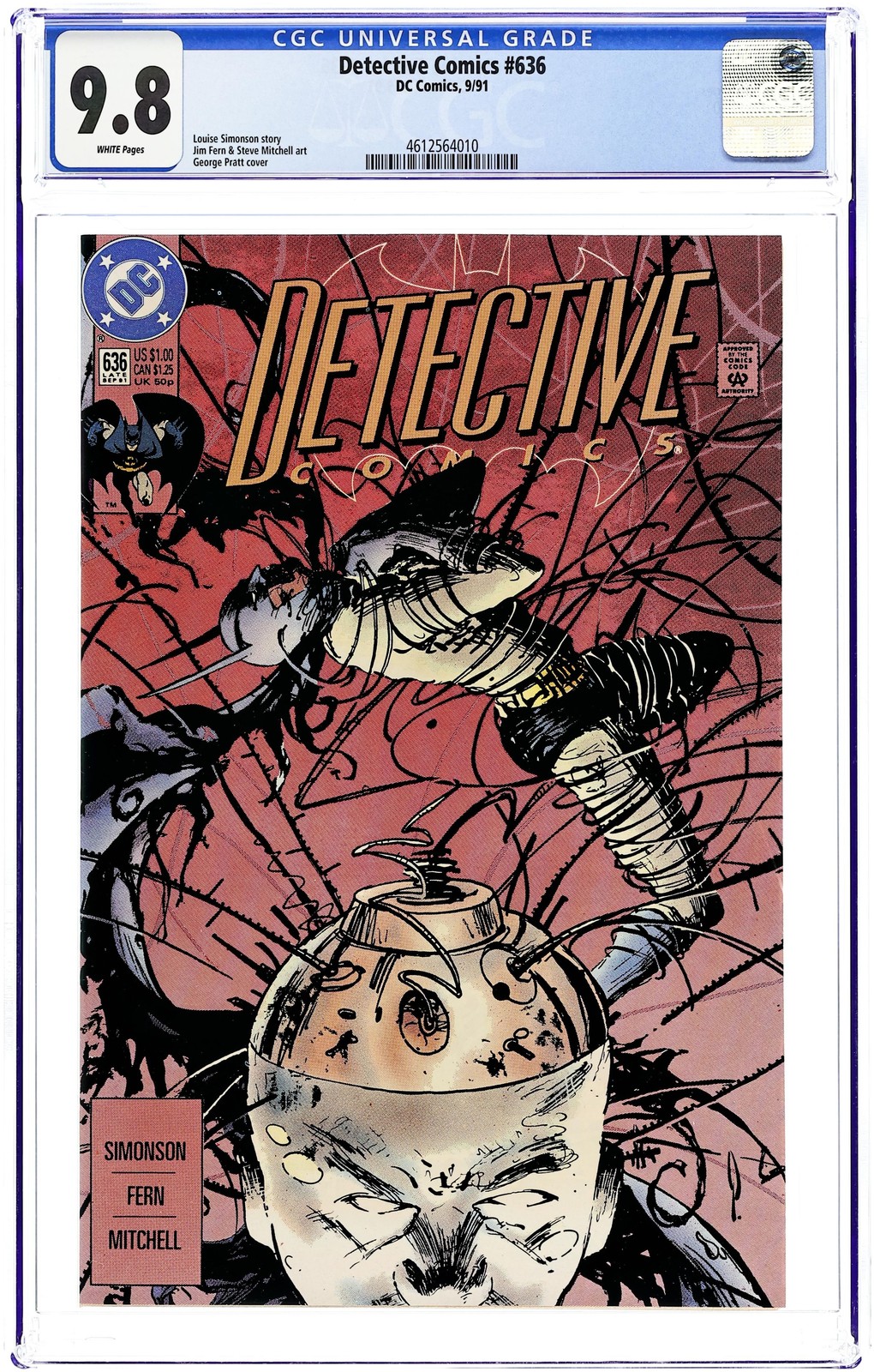 Detective Comics #636 CGC 9.8 1991 4612564010