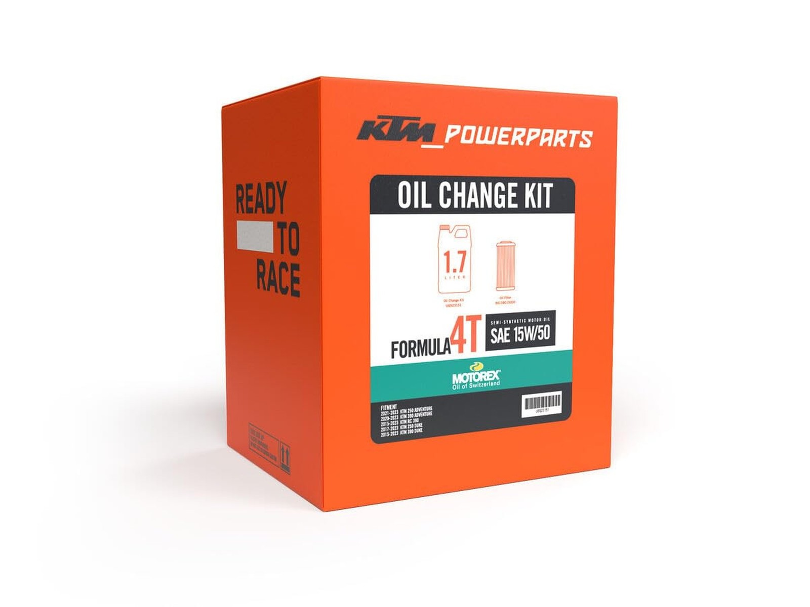 KTM/Motorex Oil Change kit for 250/390 engines 10x8x7 inches