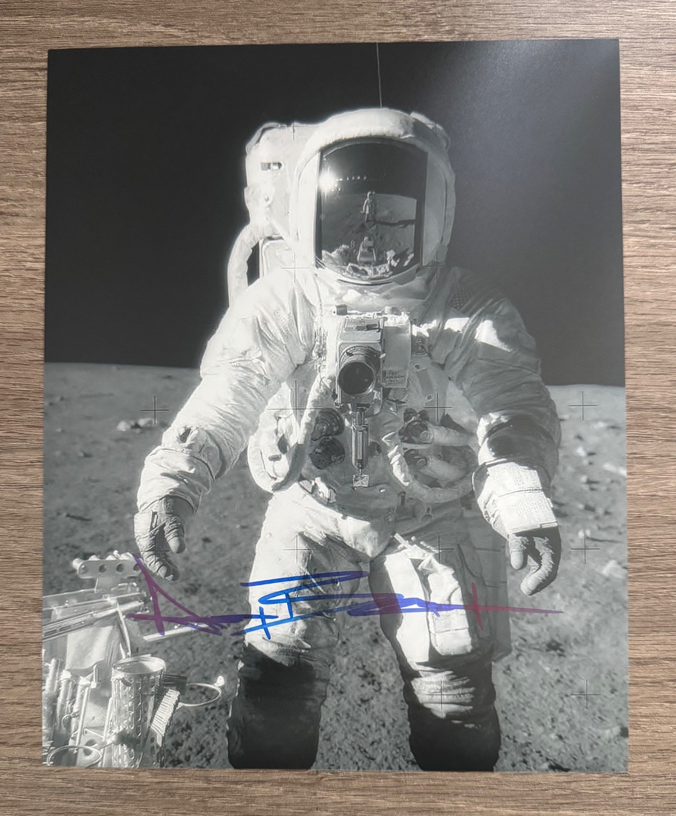 Alan Bean NASA Astronaut Apollo XII Moon Landing Signed Photo with COA