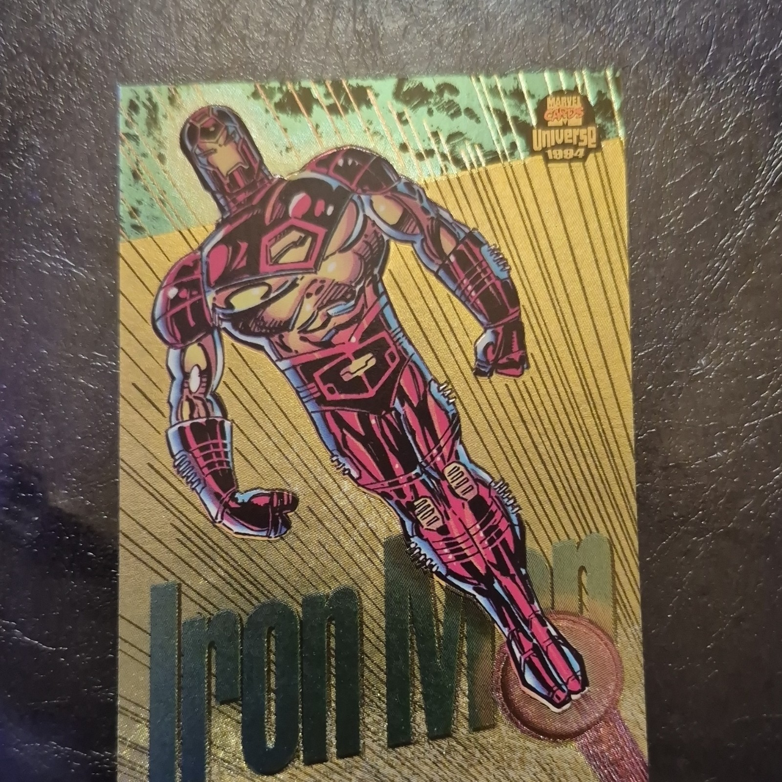 Fleer 1994 Marvel Universe Iron Man Power Blast Insert Limited Edition 7 of 9