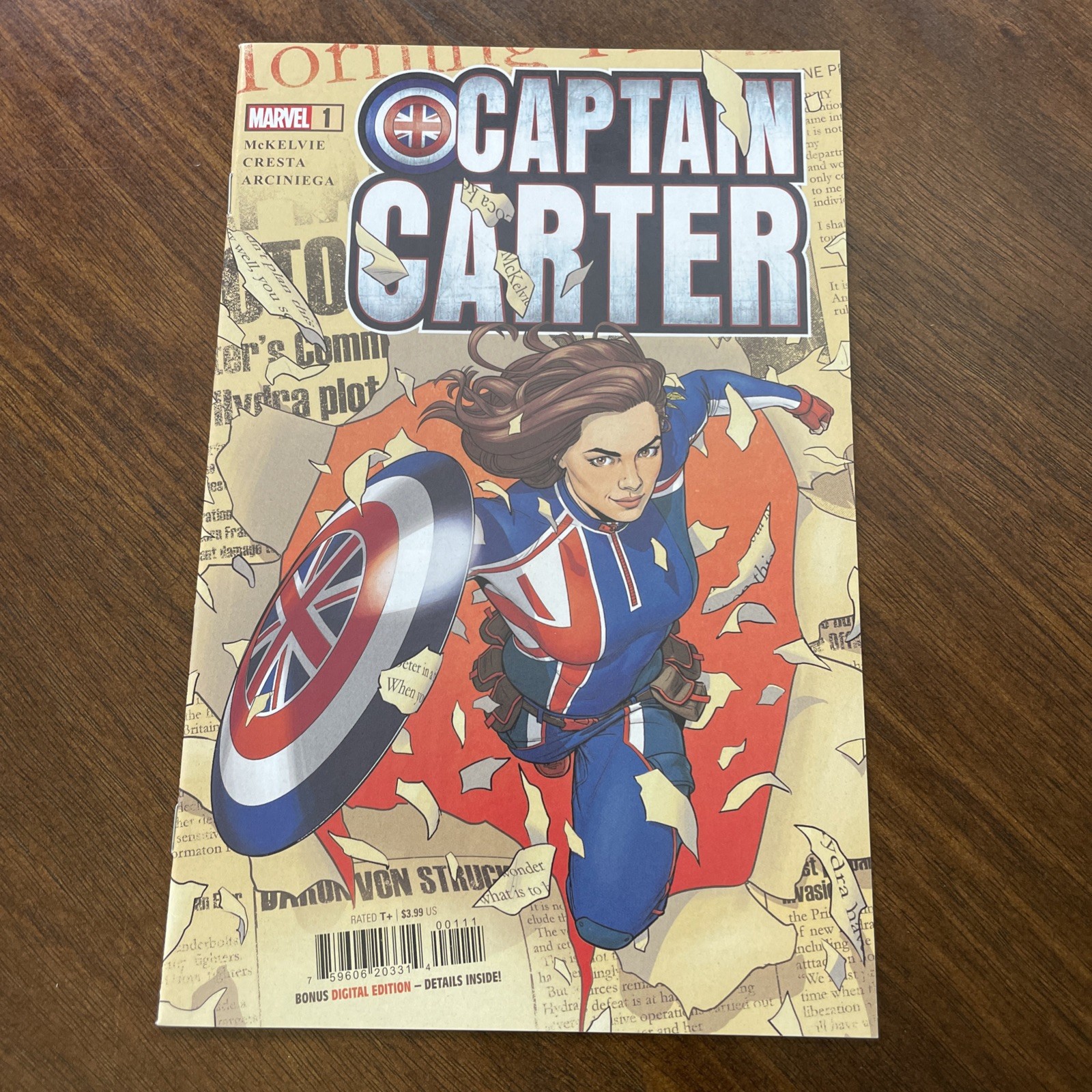 Captain Carter #1 Marvel 2022 First Appearance of Captain Carter Hydra Combined