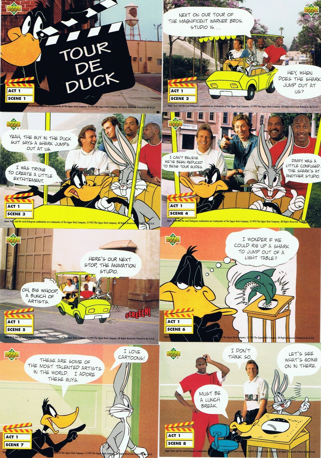 Adventures in Toon World Upper Deck 1993. Singles.List.$1 each+Discounts+Inserts