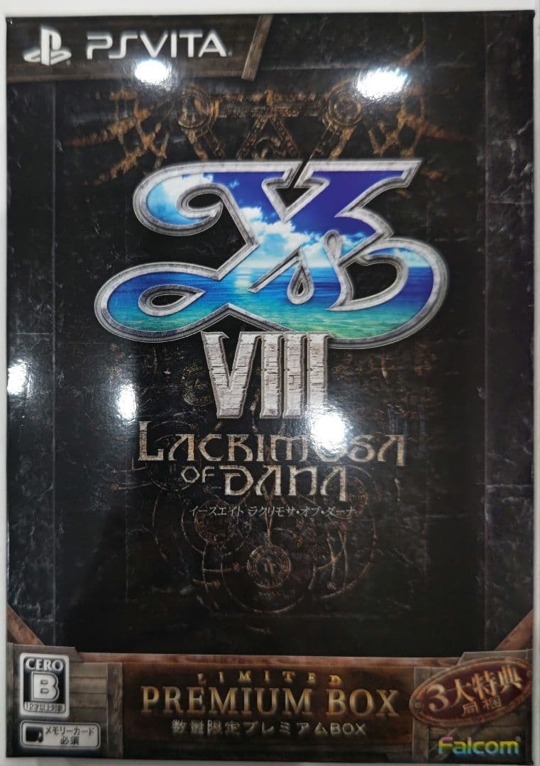 Falcom Ys III PSVita Limited Premium Box Complete with 3 Benefits [Age 13+]