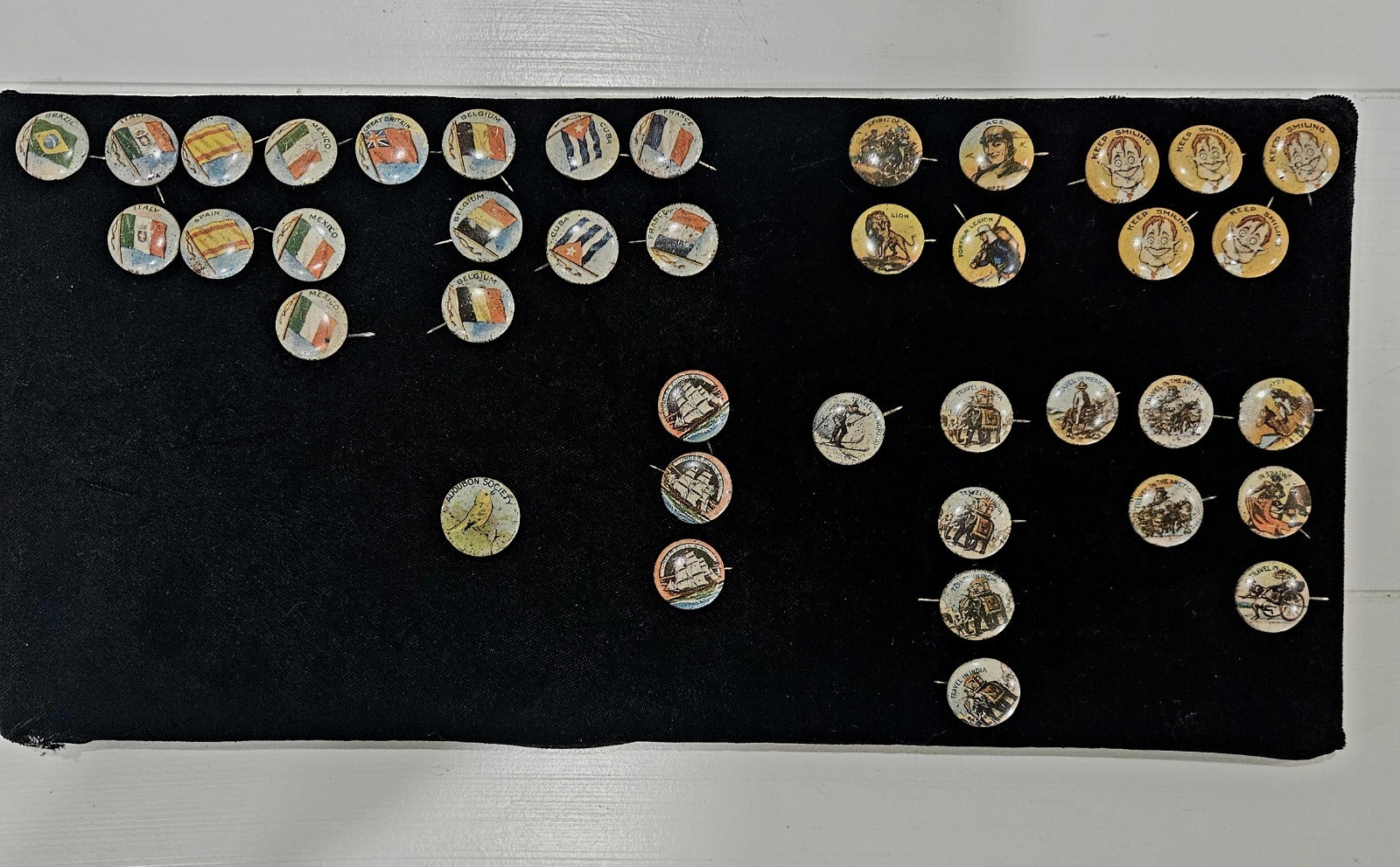 🔥Lot of 40 Early BASTIAN BROS Celluloid Pinback Pins Advertising Buttons (RARE)