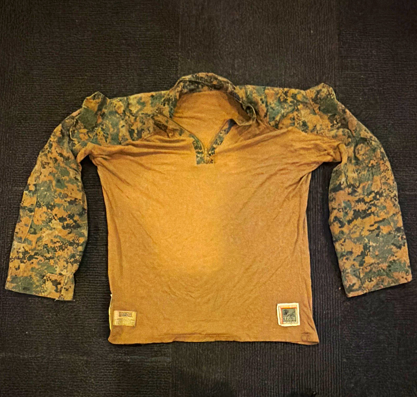 USMC WOODLAND FROG SET Combat Shirt/Pants Pristine condition Size MEDIUM REGULAR
