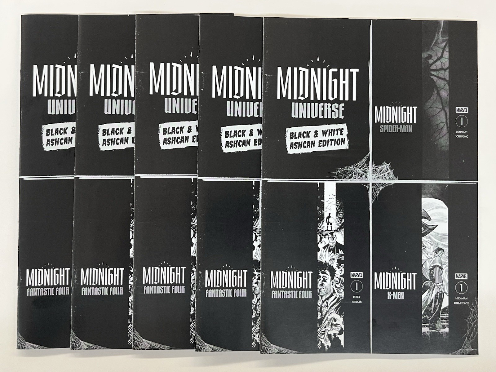 (5x COPIES) MIDNIGHT UNIVERSE Black & White ASHCAN EDITION # 1 MARVEL PROMO 2026
