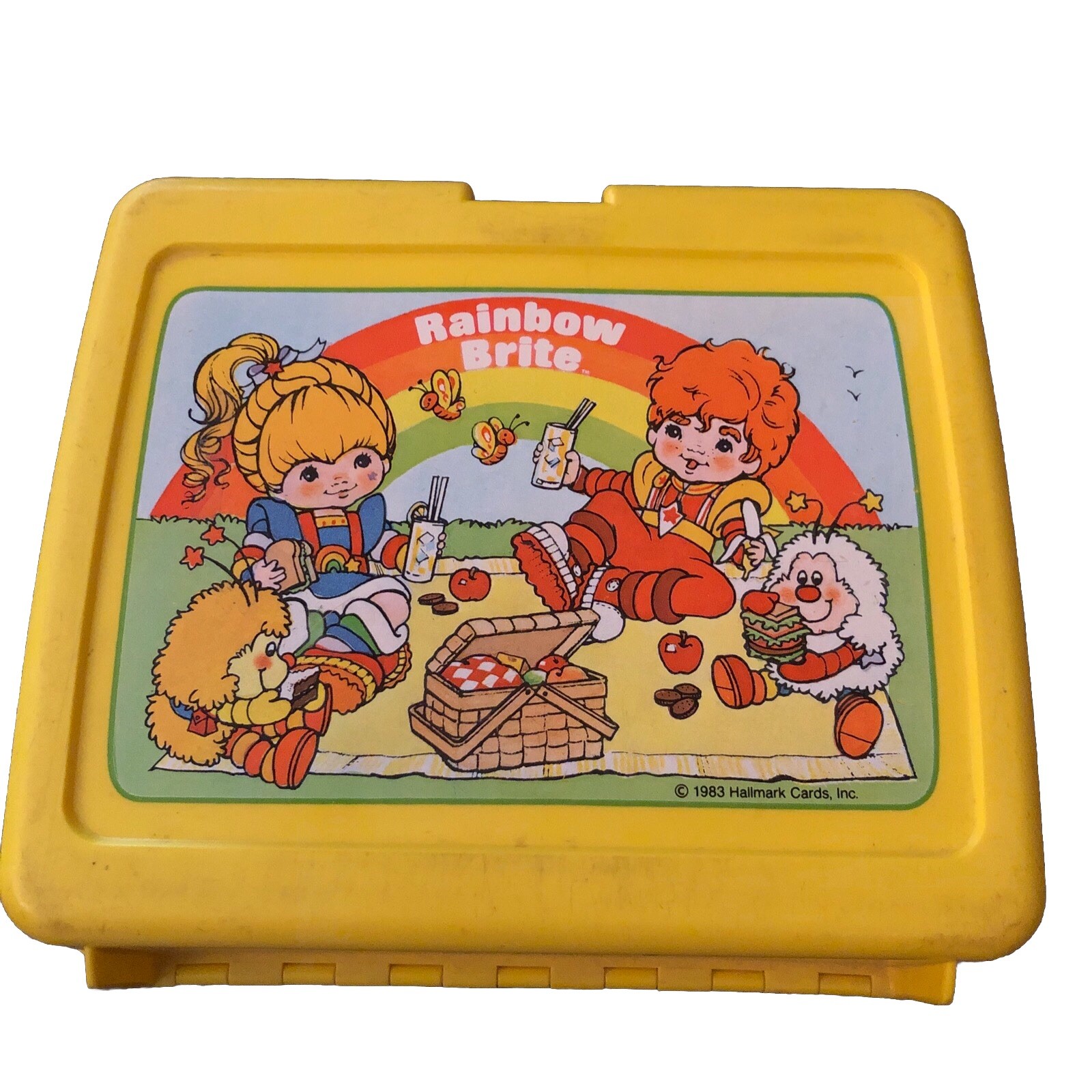 Vintage 1983 Hallmark Rainbow Brite Lunchbox ONLY yellow
