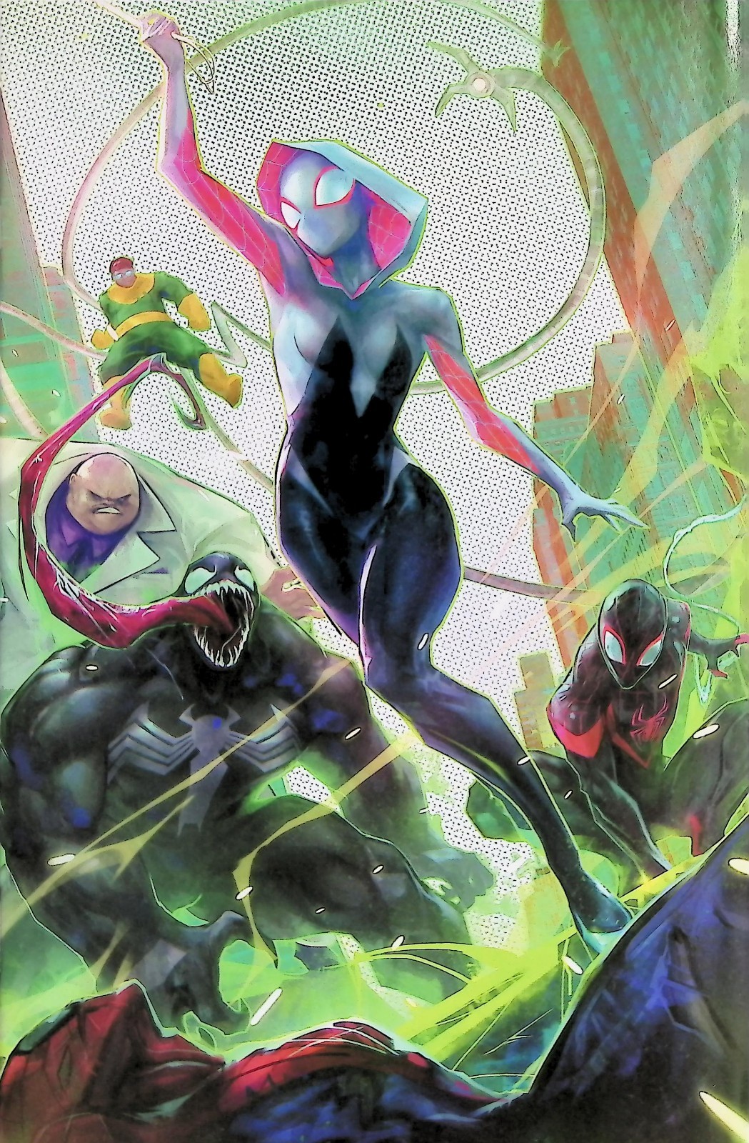 Spider-Gwen Smash #1 1:100 Ivan Tao Virgin Variant