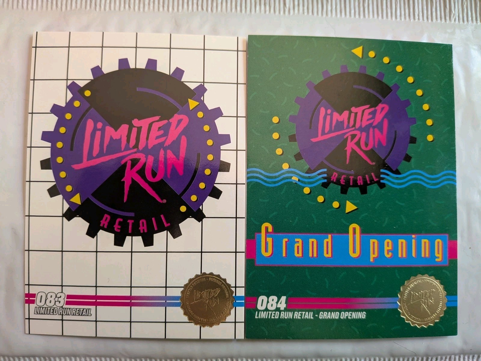2017-19 Limited Run Games Trading Cards Limited Run Retail #083 & #084