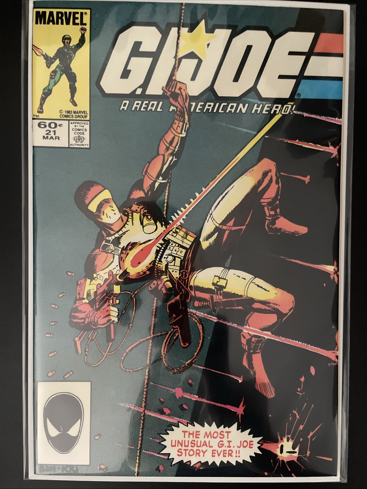 G.I. Joe A Real American Hero #21 (Marvel) Silent Issue 1st App Storm Shadow