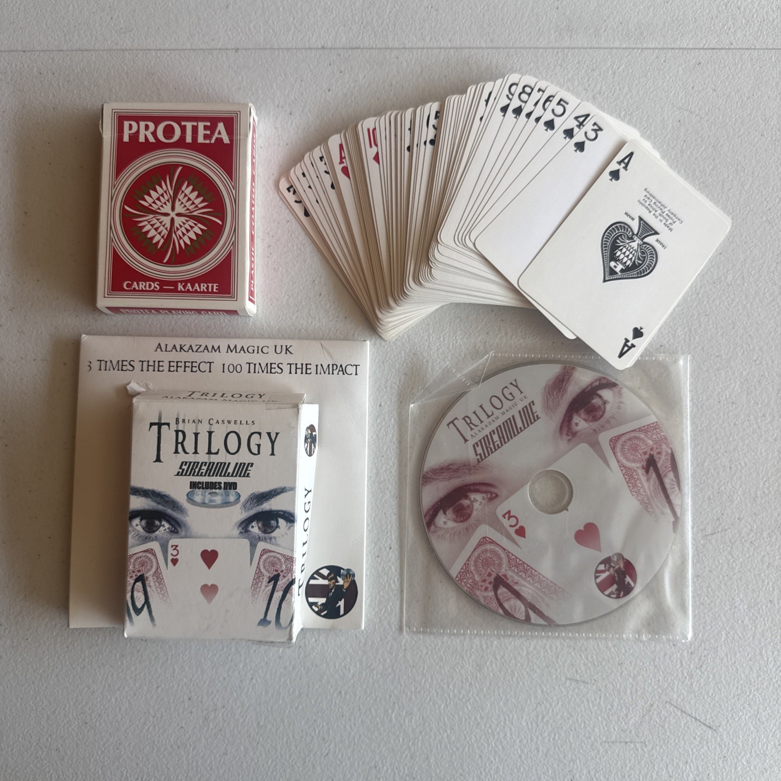 Alakazam Magic UK Trilogy Streamline Conversion by Brian Caswells - Cards & DVD