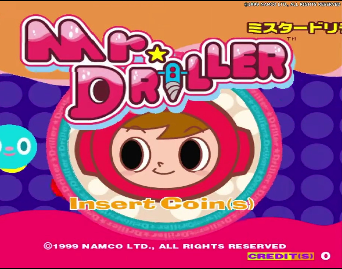NAMCO 1999 Mr. DRILLER Arcade Video Game PCB JAMMA Board Only Working from Japan