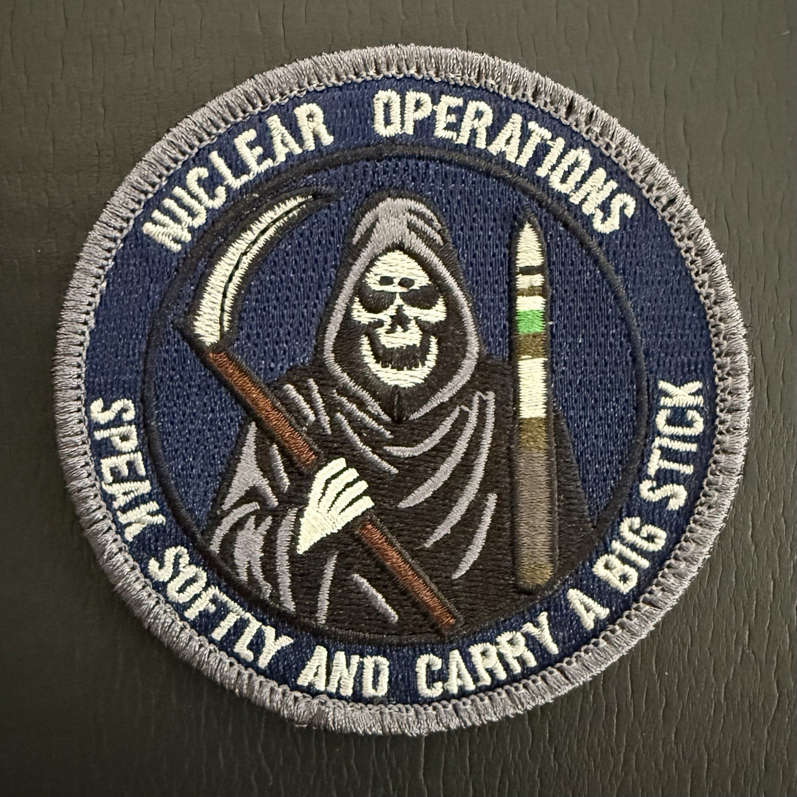 Nuclear Operations, Speak Softly And Carry A Big Stick, Grim Reaper, ICBM Patch