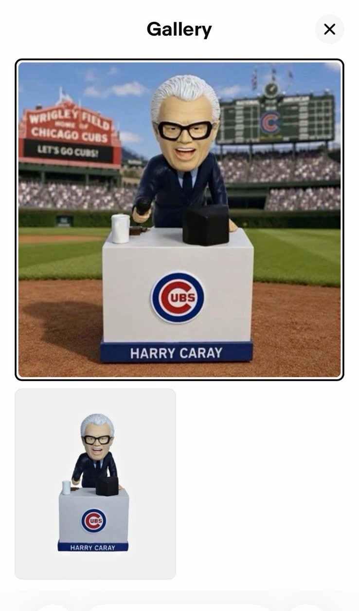 Harry Caray Bobblehead Chicago Cubs Giveaway 8/30/26 SGA New In Box Presale