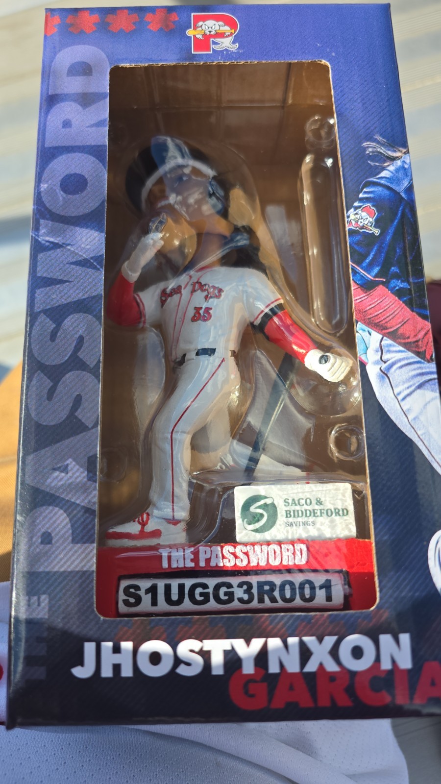 Jhostynxon Garcia Sea Dogs Bobblehead