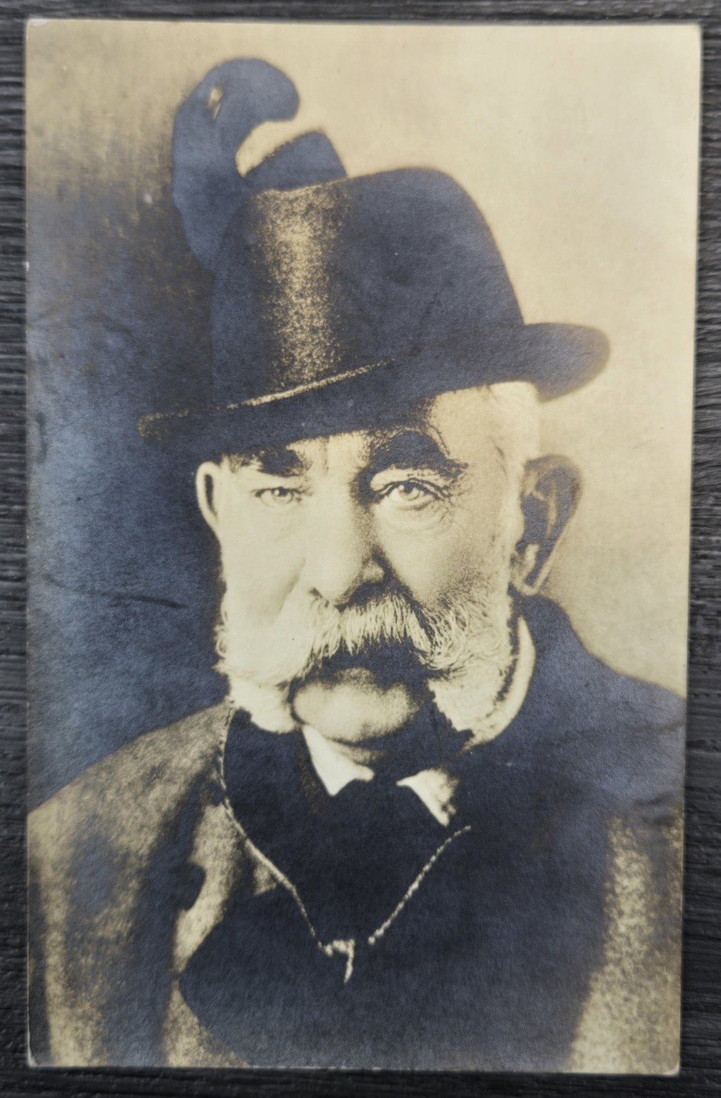 Vintage Artura B&W RPPC Postcard Men Kaiser Franz Joseph Emperor of Austria