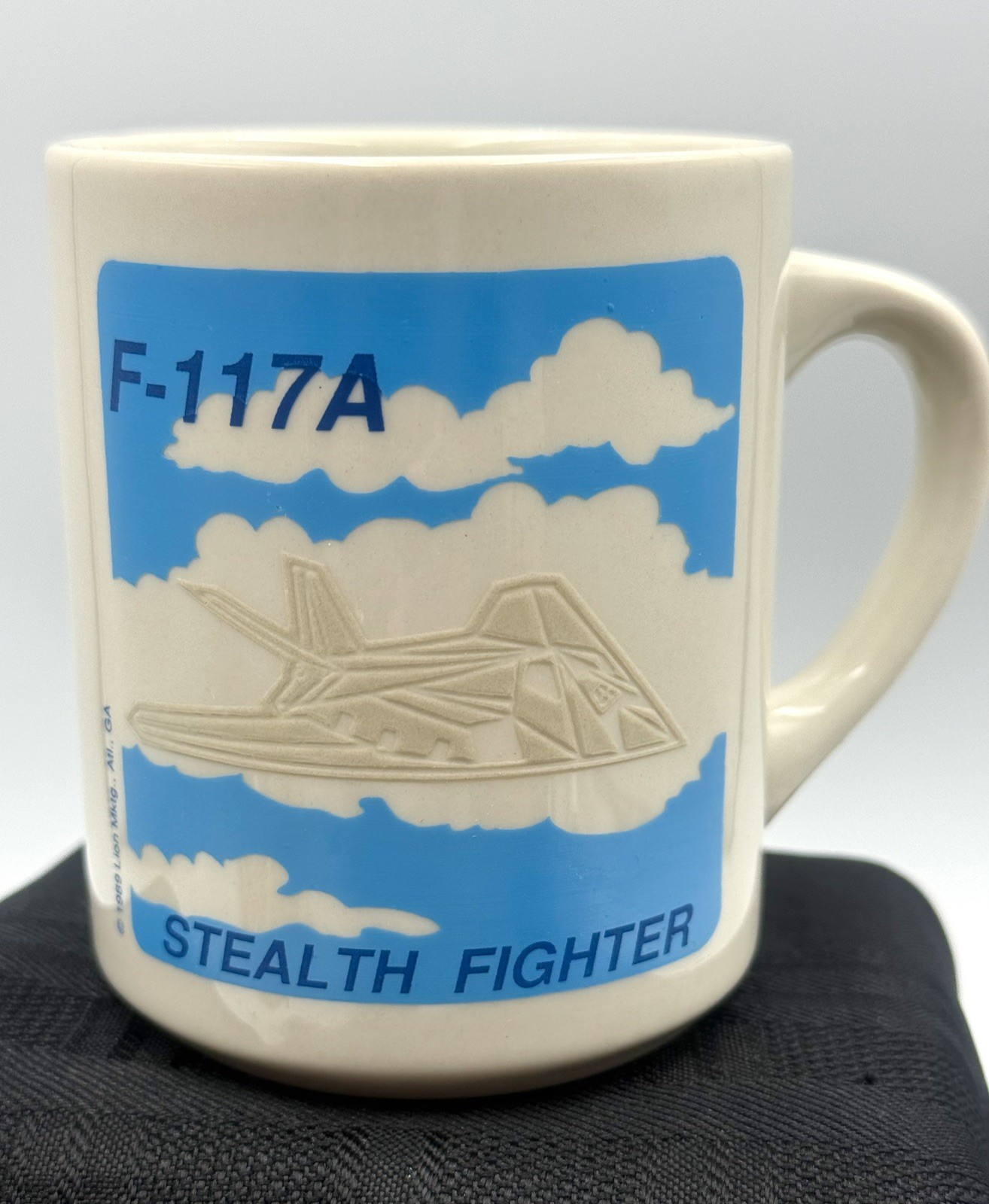 F-117A Stealth Fighter Military Jet Ceramic Coffee Mug Tea Cup USA Airforce 1989