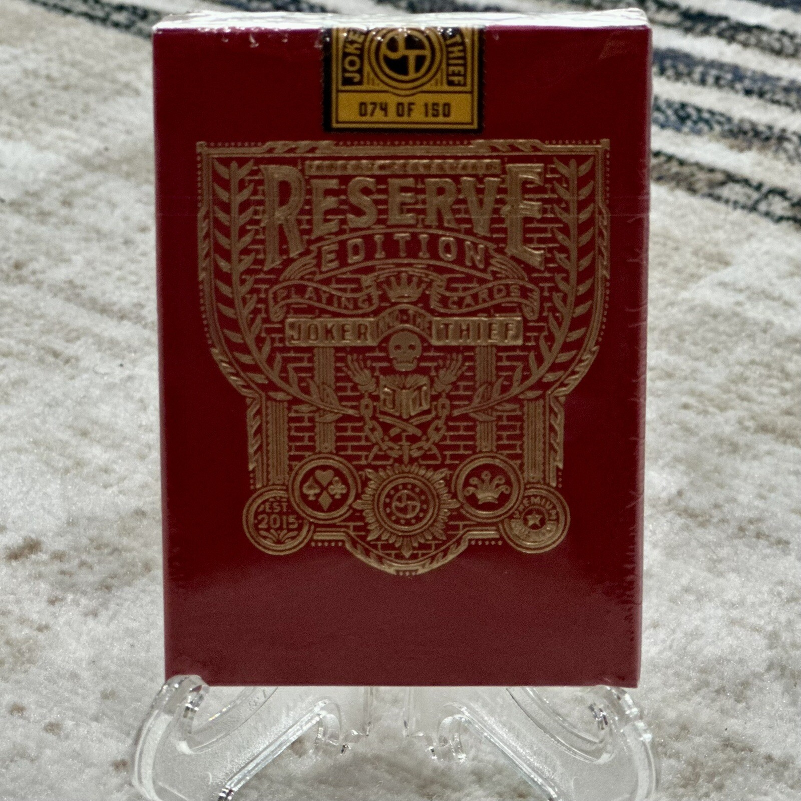 Joker And The Thief Playing Cards - Reserve Edition Red - Standard # / 150