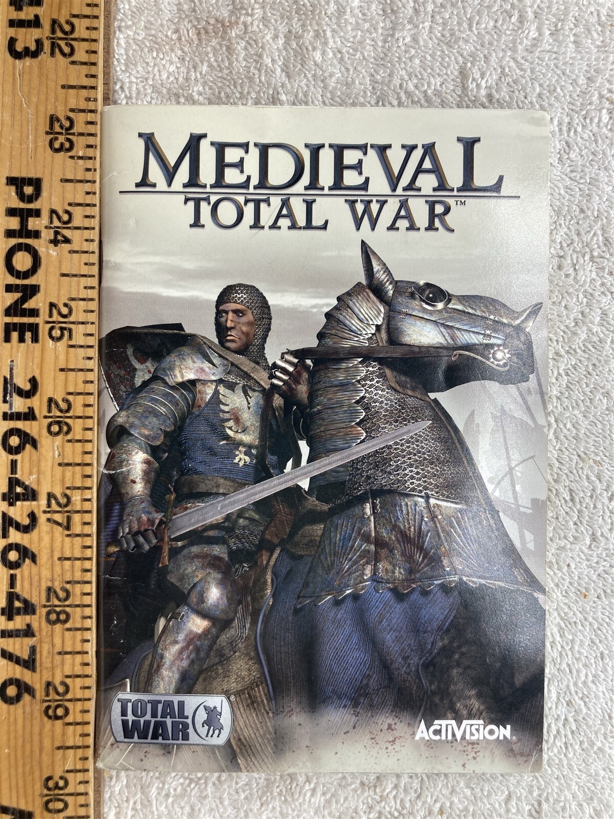 Activision Total War Medieval Owners Booklet guideVintage