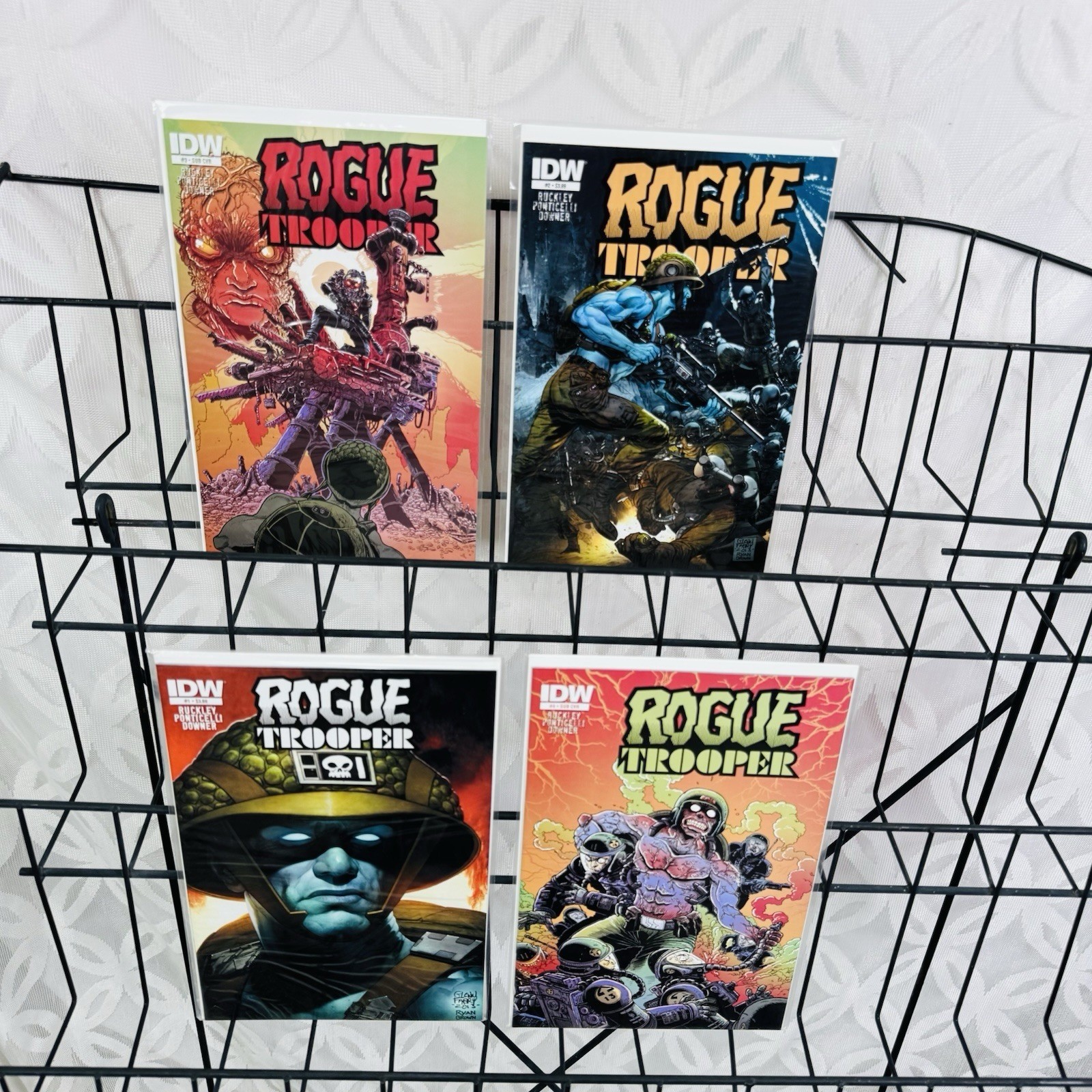 IDW Rogue Trooper Comic Book Lot Issues 1 2 3 4 Brian Ruckley Sci-Fi 2000 AD