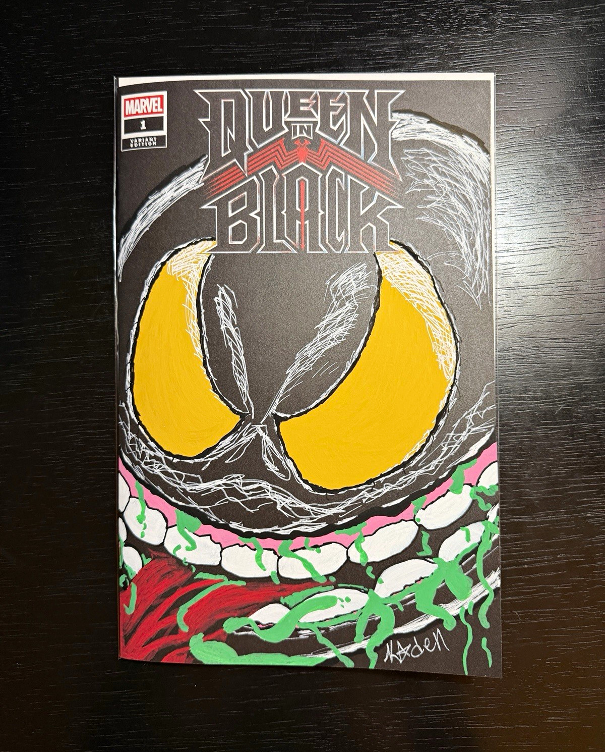 Queen in Black #1 Sketch cover of Venom Original art by me. Send offers.