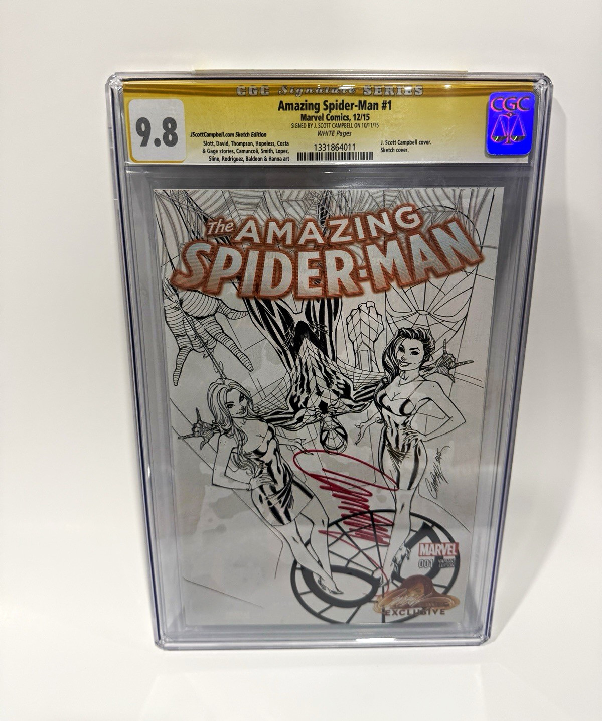 Marvel Amazing Spider-Man #1 (2015) CGC 9.8 Signature Series JSC Signed