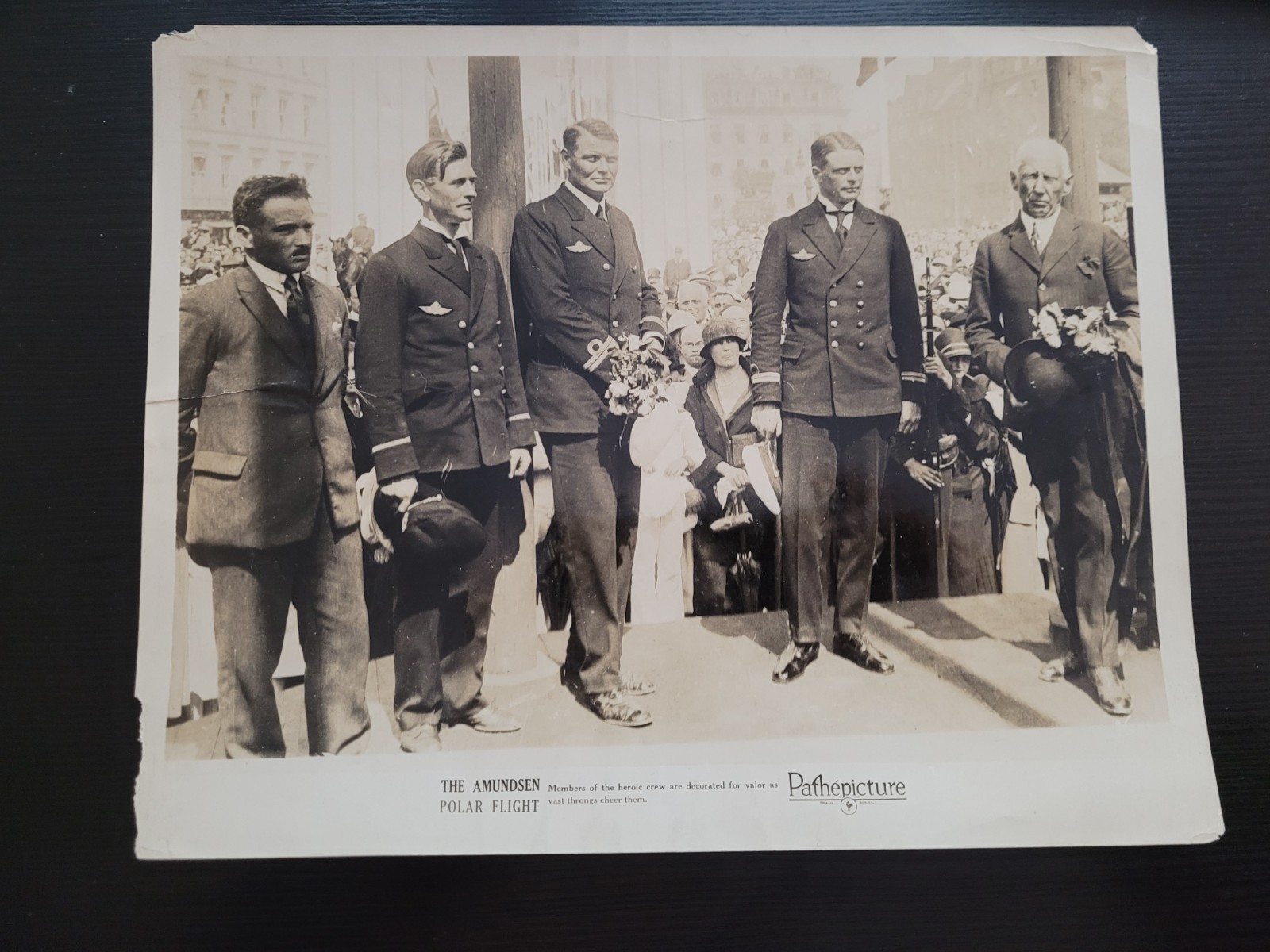 ROALD AMUNDSEN - Norwegian POLAR Explorer POLAR FLIGHT VINTAGE ORIGINAL PHOTO 1