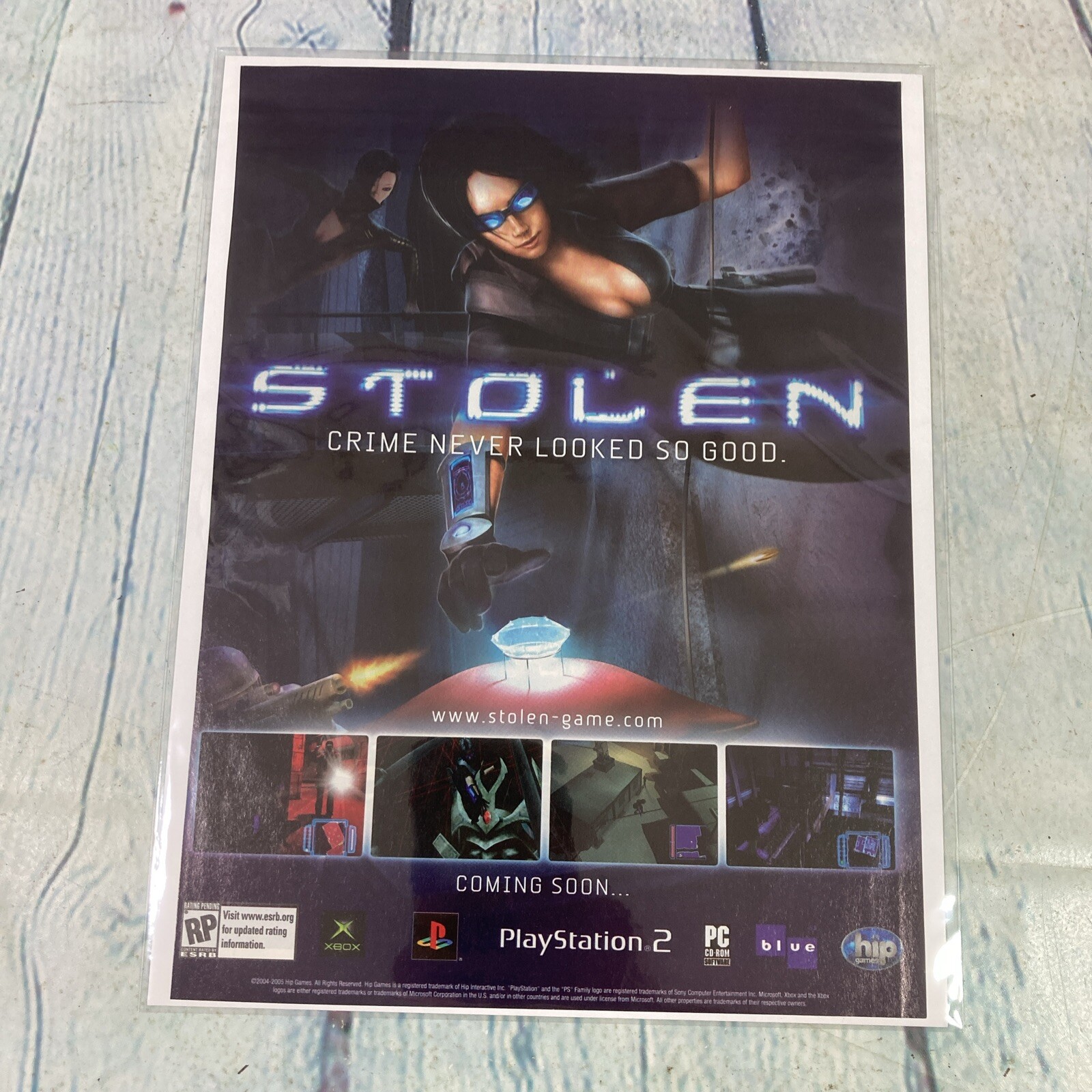 2005 Stolen Video Game Vintage Print Ad/Poster Promo Art Magazine Page