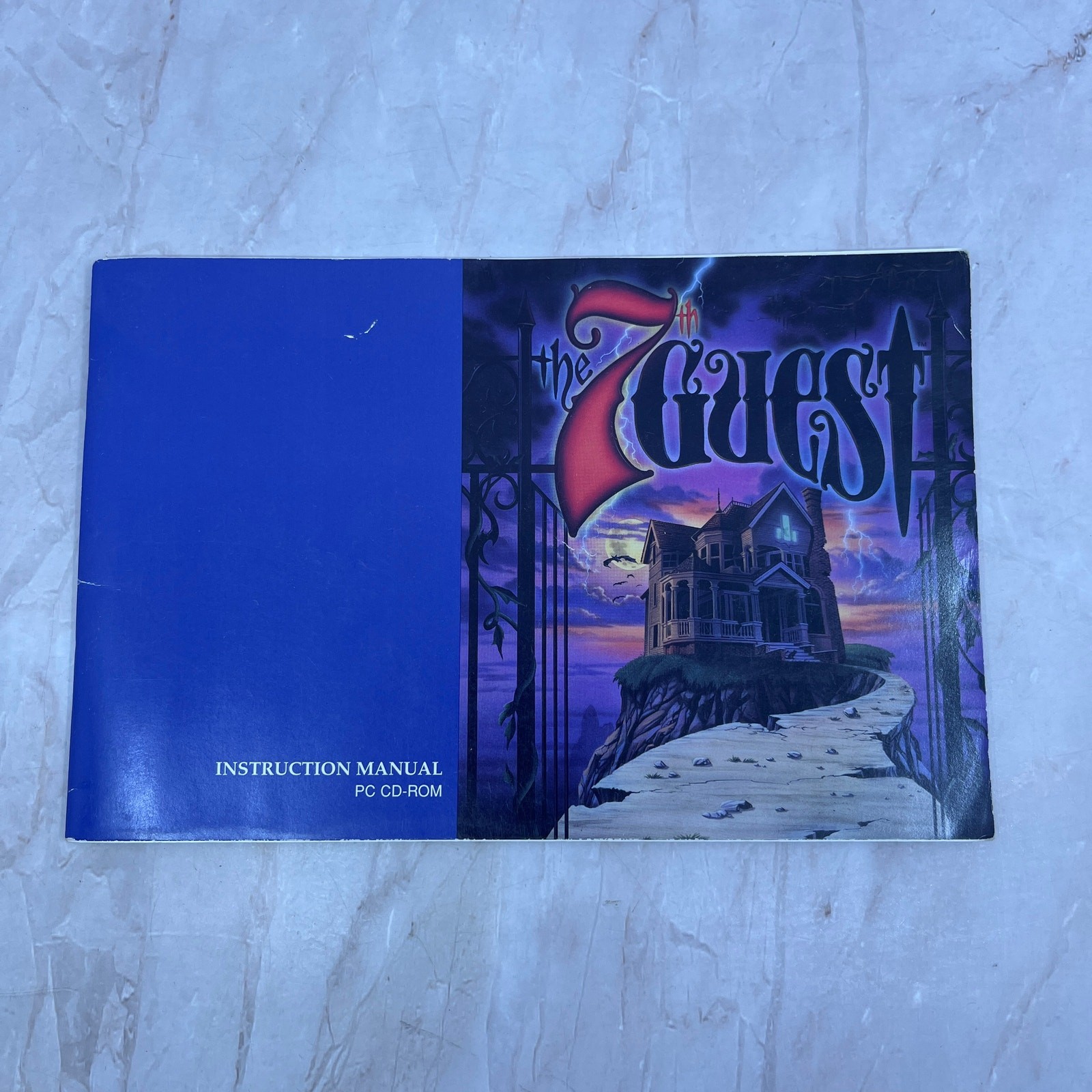 1992 The 7th Guest Instruction Manual PC CD-Rom Original L3-5