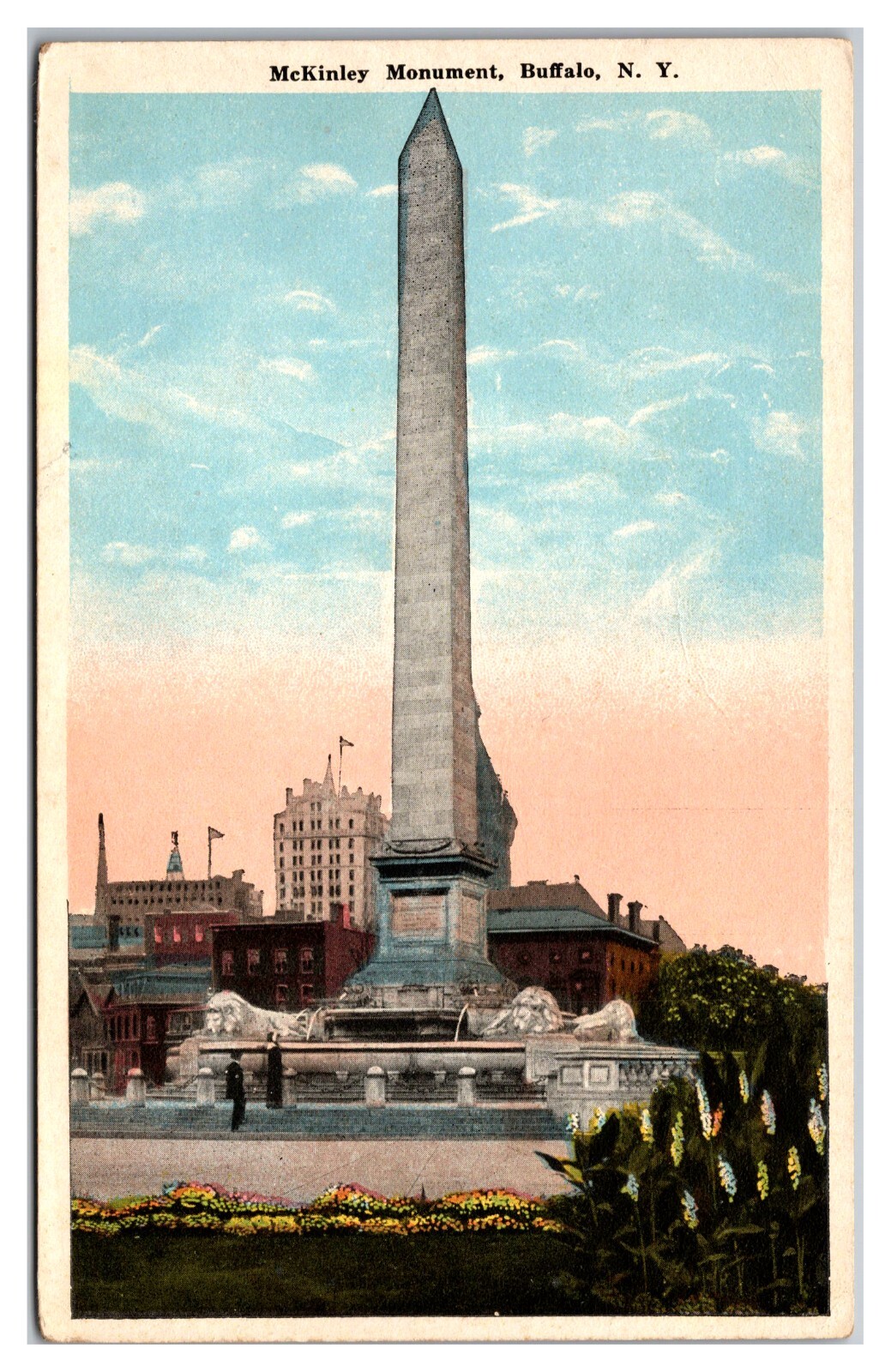 Buffalo New York McKinley Monument Skyline President
