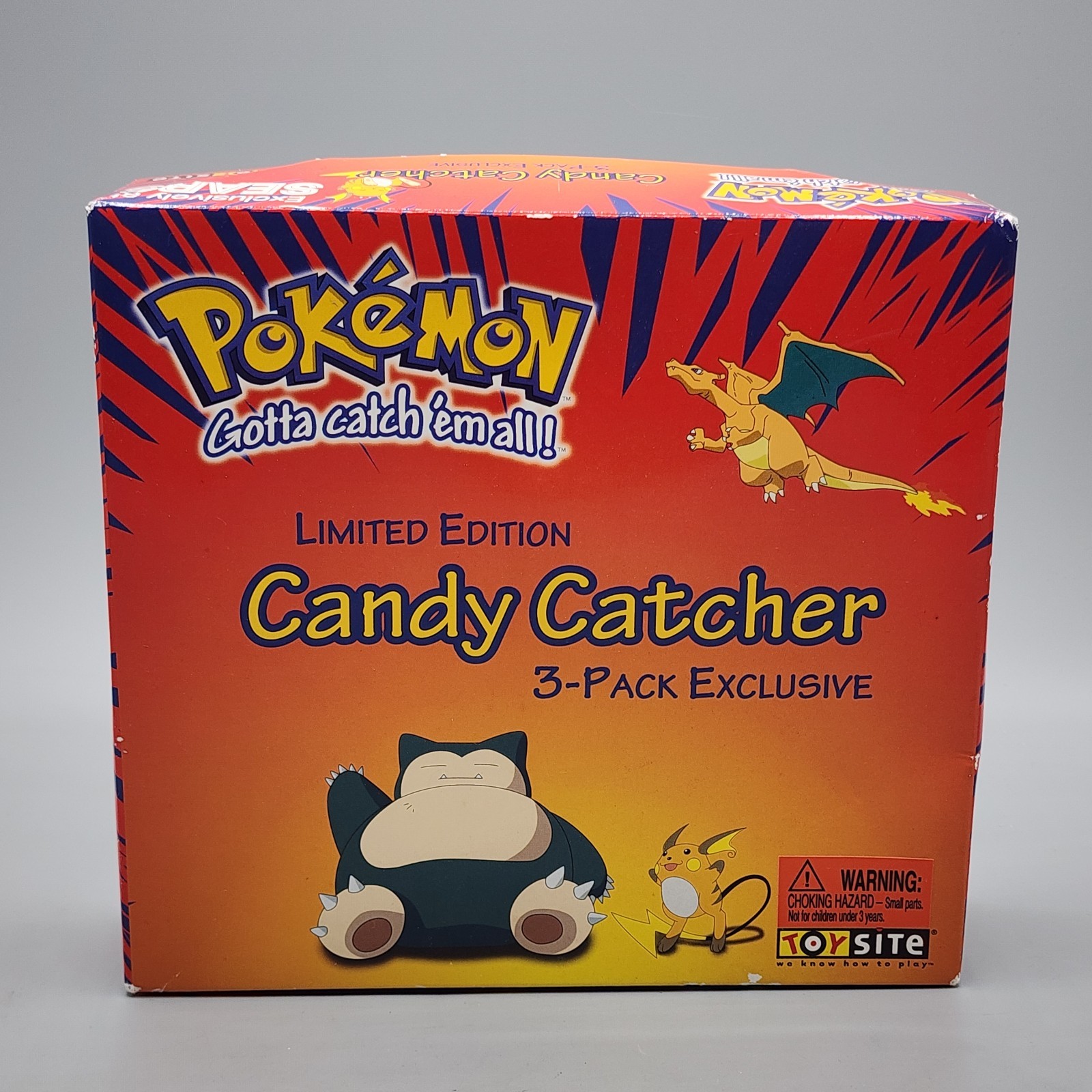 Vintage 2000 Sears Pokemon Limited Edition Candy Catcher 3 Pack Exclusive - NEW