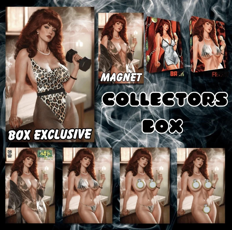 Power Hour Milfs #3 Shikarii Wifey 5 Cover Collector Box Set Black Ops PRESALE