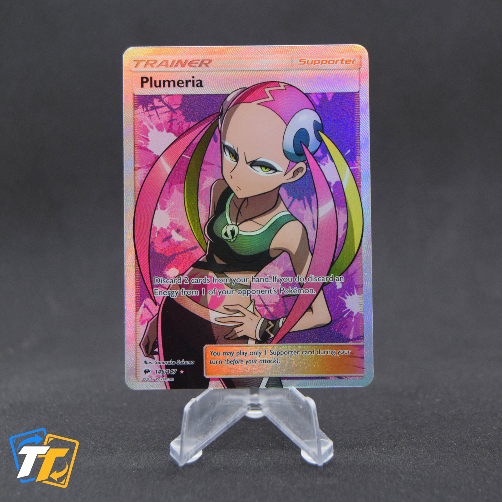 Plumeria Burning Shadows 145/147 NM Pokemon