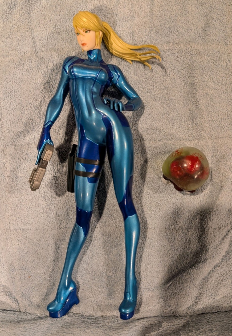 Metroid: Samus Aran Zero Suit Statue Kotobukiya (no box or stand)
