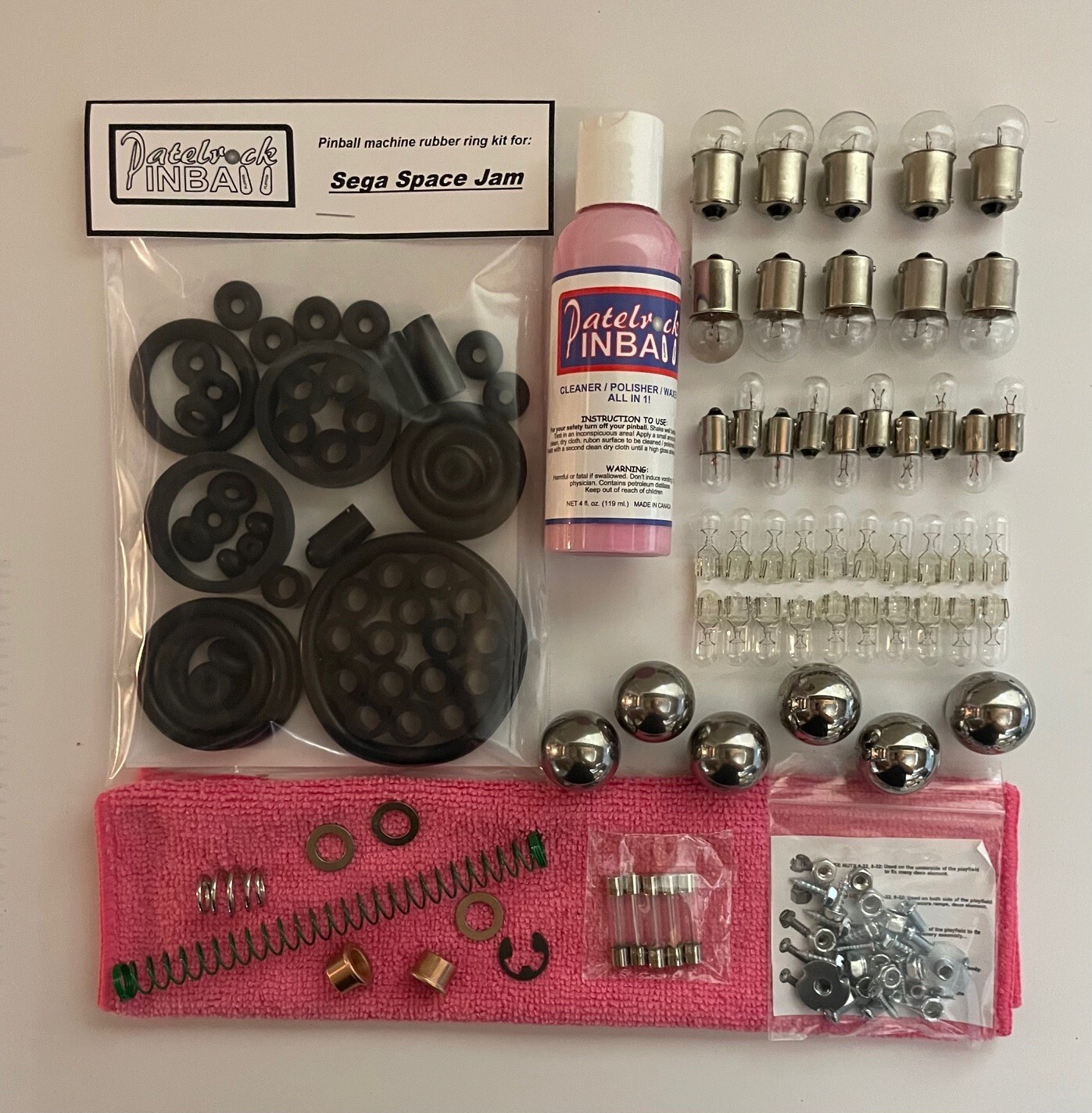 1996 Sega Space Jam Pinball Machine Maintenance Tune Up Kit