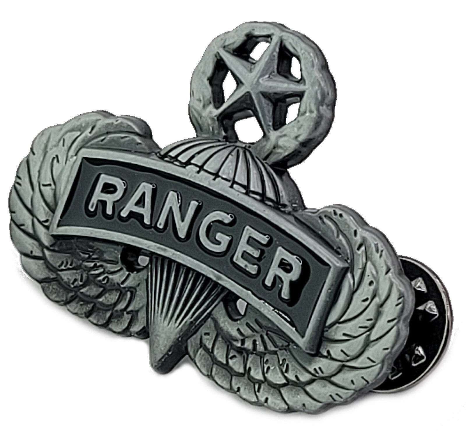 Airborne Master Jump wing RANGER Oxi PLATED US Army Military Insignia Badge PIN