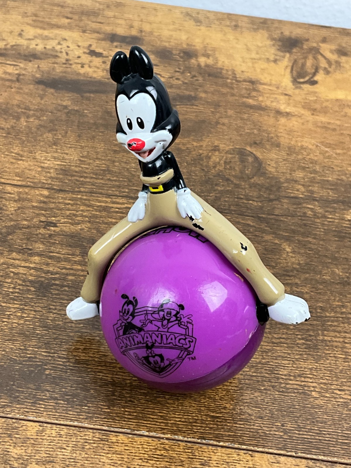 Vintage 1993 Animaniacs Yakko Warner Figure Warner Bros Cartoon Collectible Toy