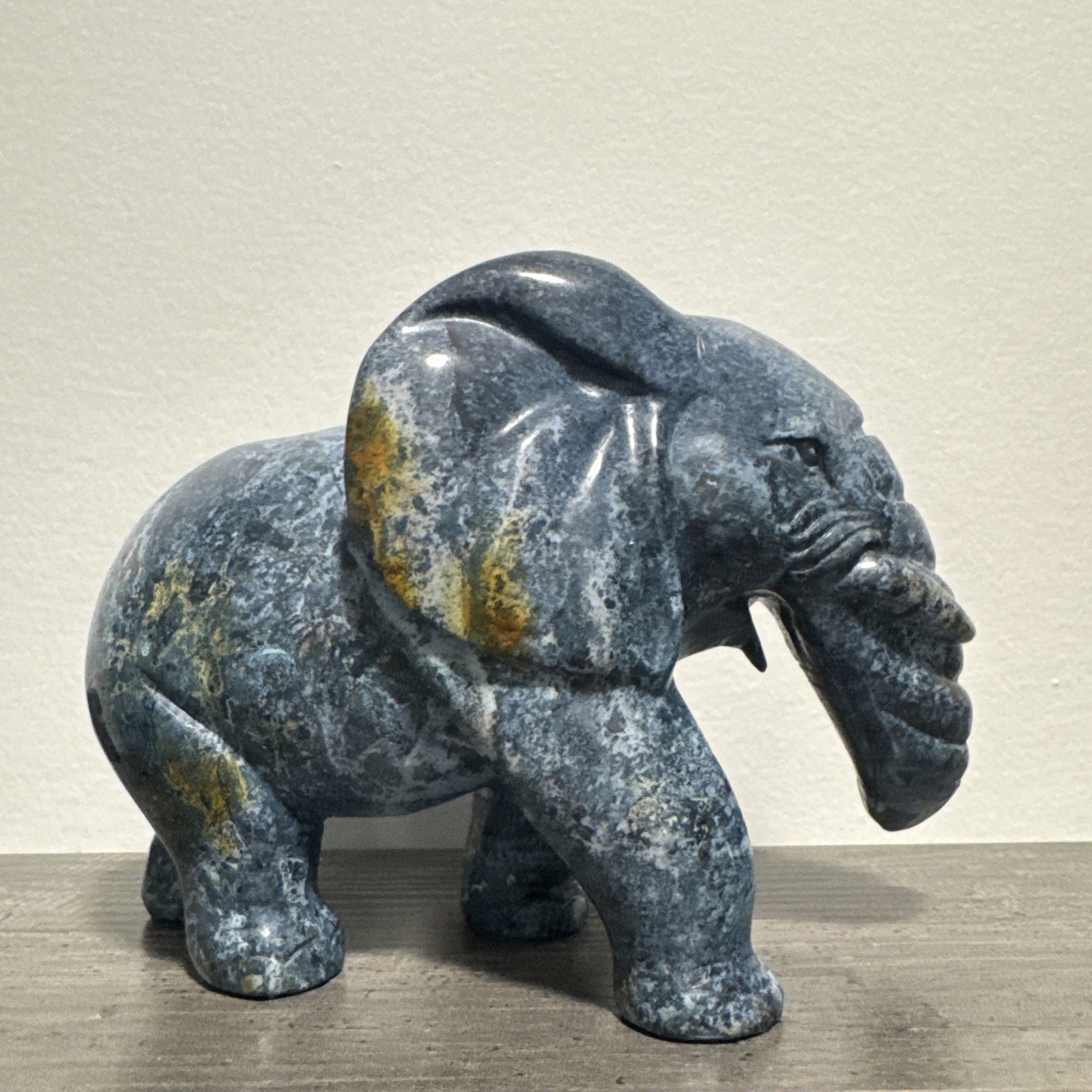 Large 3Lb Crystal Carved Elegant Carving 7” Gorgeous