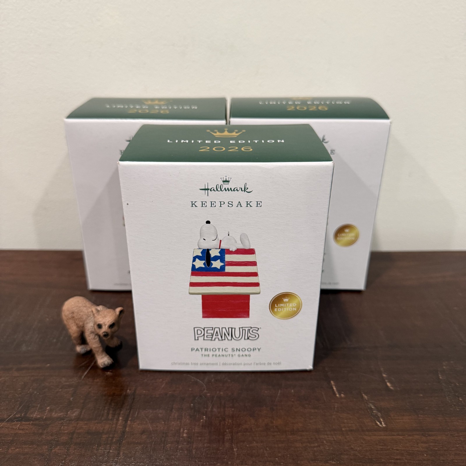 Hallmark 2026 Patriotic Snoopy Ornament The Peanuts Gang NEW